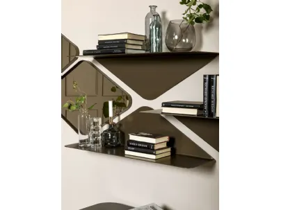 Mensola Matrix shelf in metallo di Tonin Casa