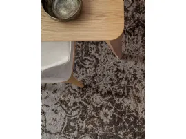 Tappeto Boccioni in tessuto con intarsio vintage di Tonin Casa