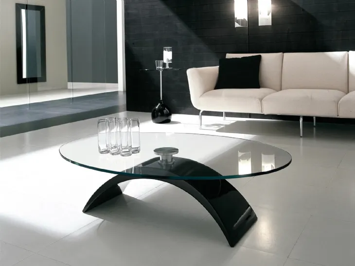 Tavolino Tudor in vetro di Tonin Casa