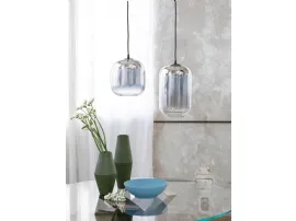 Lampada a sospensione in vetro Amphora di Tonin Casa