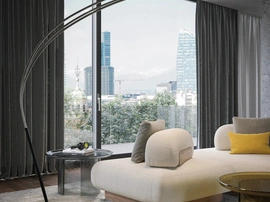 Lampada da terra Cortina di Tonin Casa