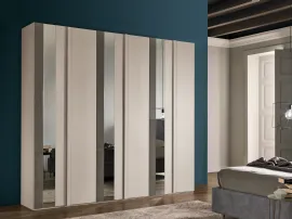 Armadio Abaco City con ante battenti Vertigo di Gierre Mobili