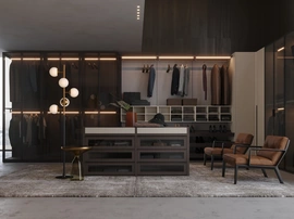 Armadio con ante battenti Open di Giessegi