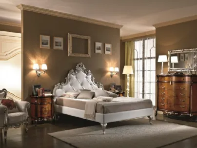 Gruppo Notte classico decorato Bellini Noce di Euro Design