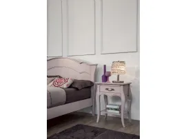 Comodino Ginevra in legno laccato opaco di Tonin Casa