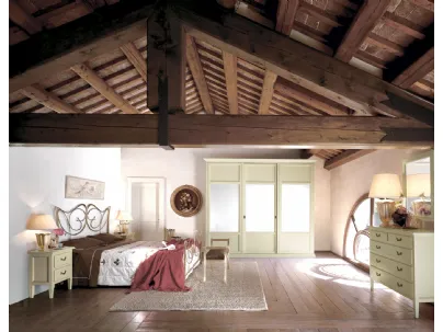 Gruppo Notte Dedalo in legno laccato opaco di Tonin Casa