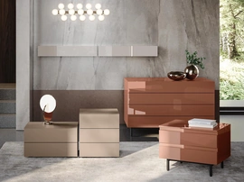 Gruppo Notte Live in laccato opaco e lucido di Morassutti