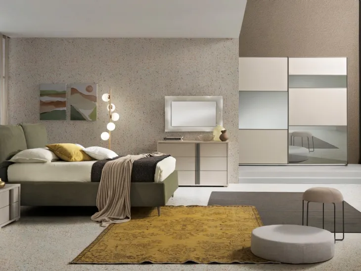 Letto Abaco Composizione 125 di Gierre Mobili