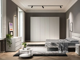 Letto con testiera Contra Night 02 di Orme