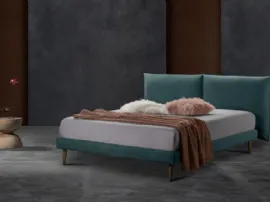 Letto in tessuto con testiera Sherman Ring 14 di Excò