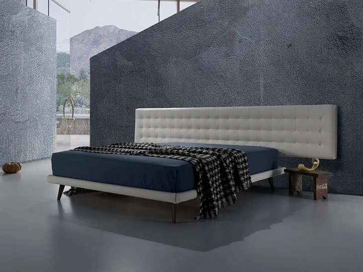 Letto in vellutino Twist Lersa 290 di Excò