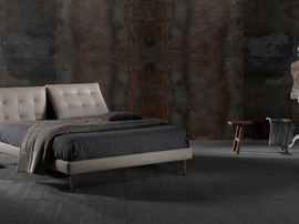 Letto in vellutino imbottito Zoè Quattro Ring 14 di Excò