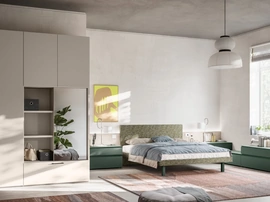 Letto con testiera imbottita Gap Night 16 di Orme