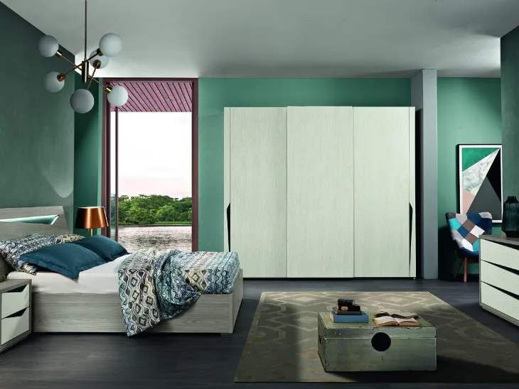 Letto in legno con testiera Grace GR203 di MCSMobili