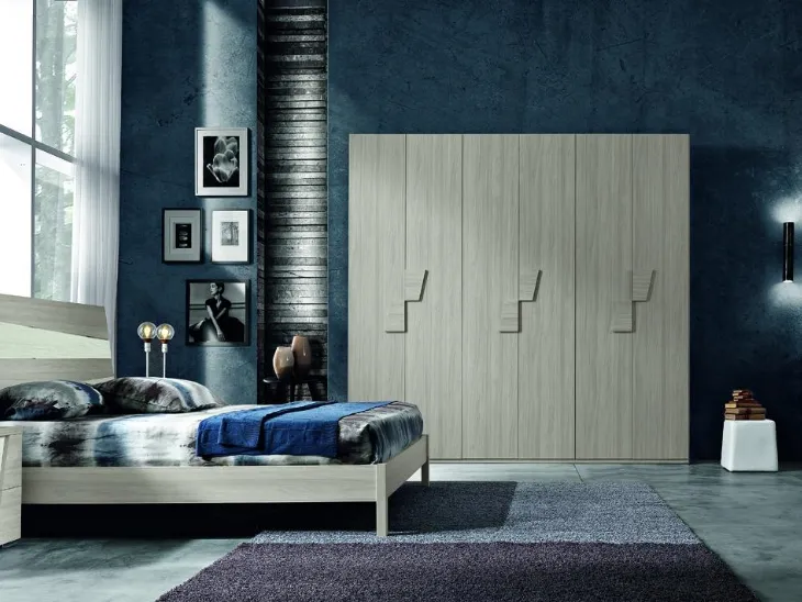 Letto in legno con testiera Grace GR218 di MCSMobili