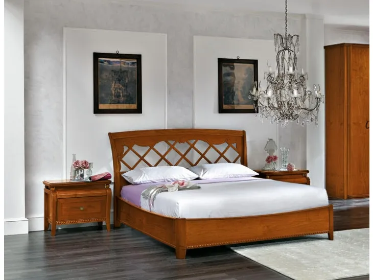 Letto in legno classico Iris di Dal Cin