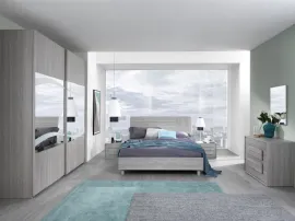 Letto in legno con testiera Le isole Linosa di MCSMobili