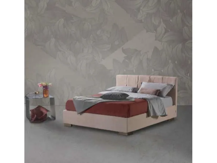 Letto in tessuto Aurora di Lettissimi