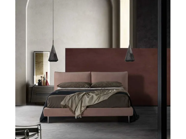 Letto in tessuto Bon-Ton di Lettissimi