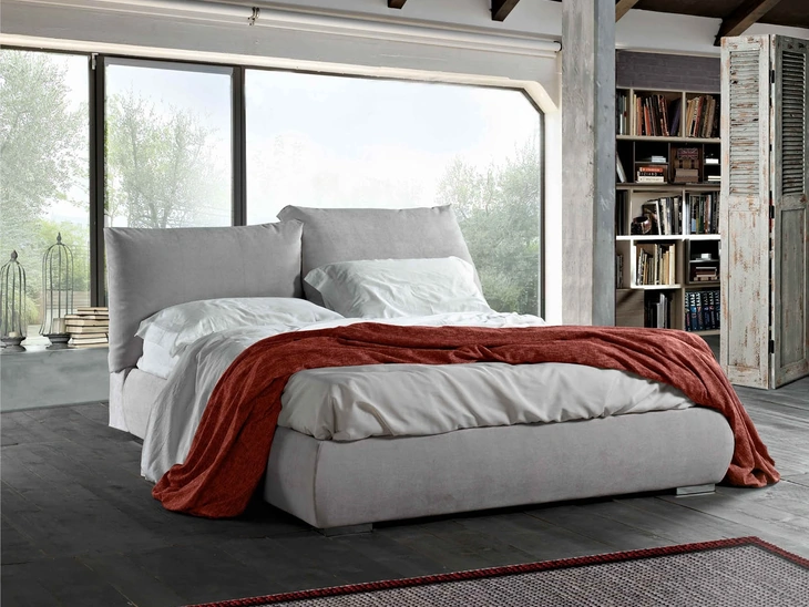 Letto in tessuto Bon-Ton di Lettissimi