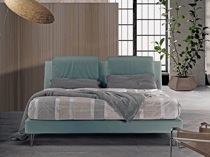 Letto con testiera Camelia di Lettissimi