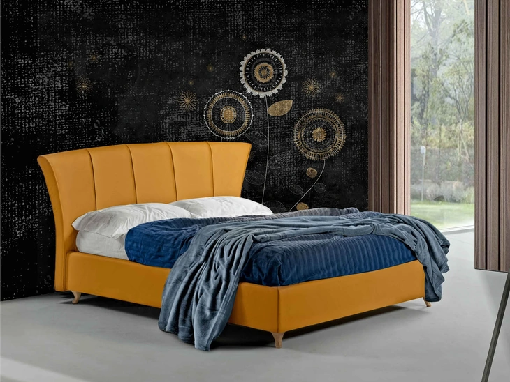 Letto in pelle Onda di Lettissimi