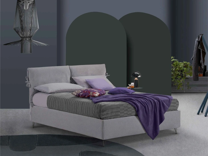 Letto in tessuto Melissa di Lettissimi