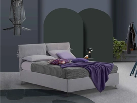 Letto in tessuto Melissa di Lettissimi