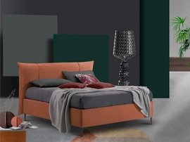 Letto Penelope in tessuto imbottito di Lettissimi