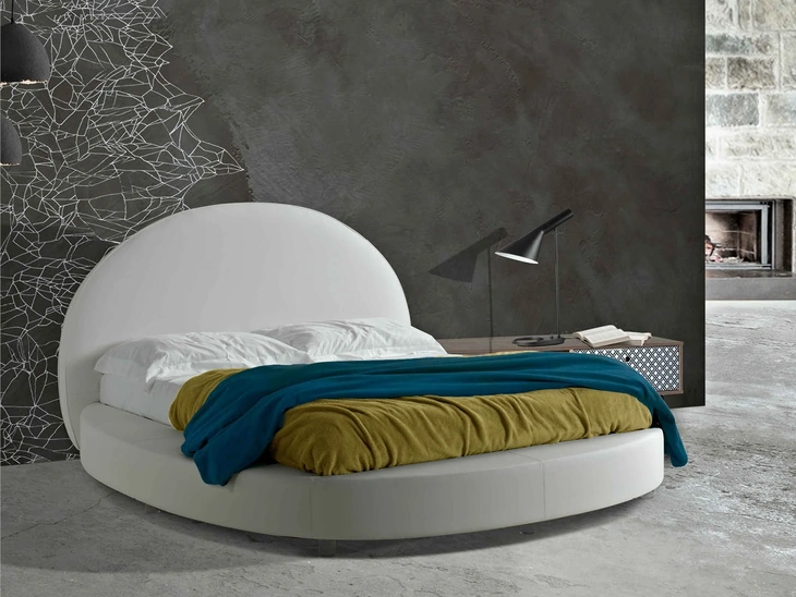 Letto con testiera arrotondata Rondò di Lettissimi