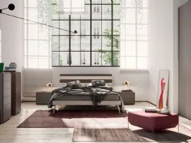 Letto con testiera moderna Segno di Orme