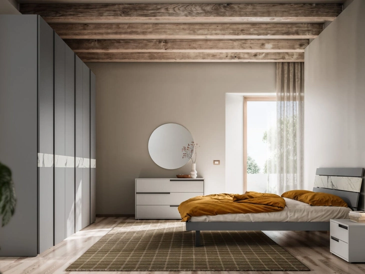 Letto con testiera Sogno Night 05 di Orme