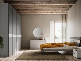 Letto con testiera Sogno Night 05 di Orme