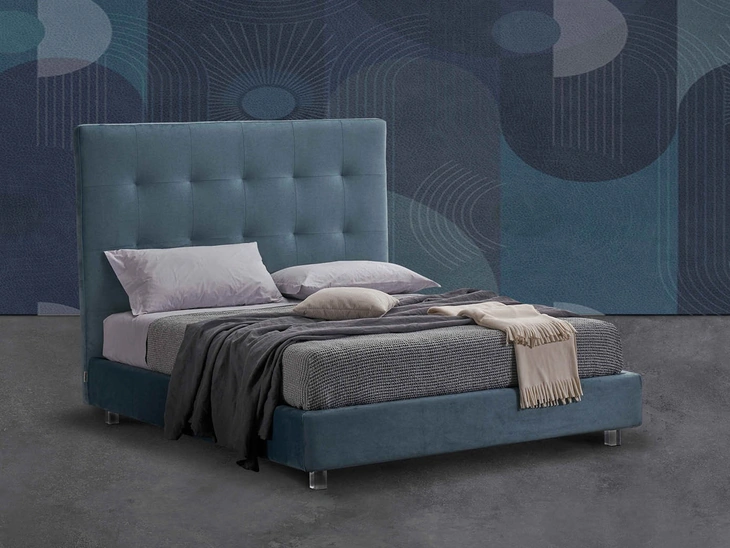 Letto con testiera Vela Alto di Lettissimi