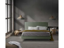 Letto con testiera Vela Liscio di Lettissimi