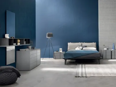 Letto moderno Volo in legno di Ballancin