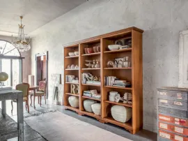 Libreria classica a muro in legno Gloria di Tonin Casa
