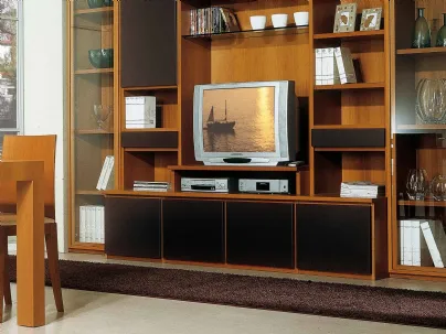 Libreria sospesa in legno Porta PL308 di Fratelli Elli