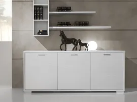 Madia Jazz composizione J071 finitura Bianco Frassino di Gierre Mobili
