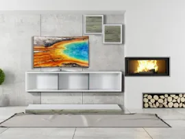 Parete attrezzata Infinity 2 in melaminico di Bamart