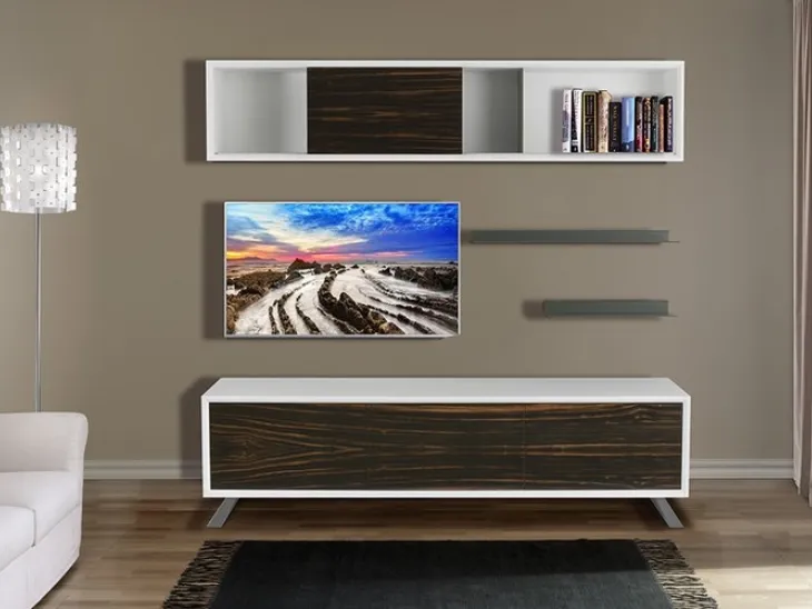 Parete attrezzata Infinity 5 moderna di Bamart