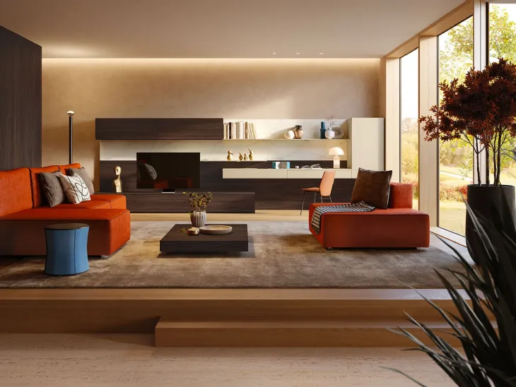 Parete Attrezzata Living LV714 di Giessegi