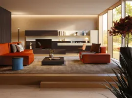 Parete Attrezzata Living LV714 di Giessegi