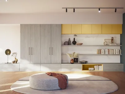 Parete Attrezzata Living LV719 di Giessegi