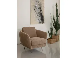 Poltrona in tessuto Milo di Tonin Casa
