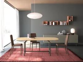 Tavolo Brando in legno finitura rovere di Orme