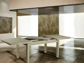 Tavolo allungabile in legno massello Infinity 12 di Bamart