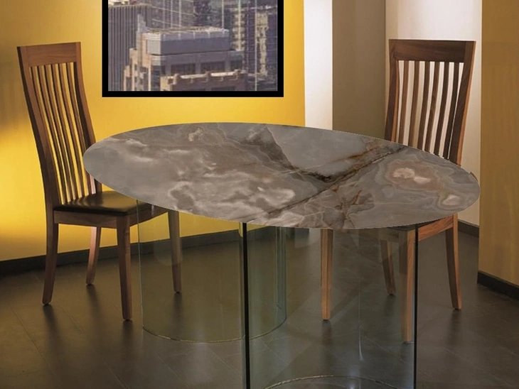 Tavolo ovale Ovidio de La Vetreria