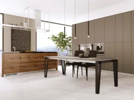 Tavolo T1530 Win 160 in vetroceramica di Zamagna