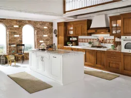 Cucina Classica lineare in legno Alba di Ar-Tre